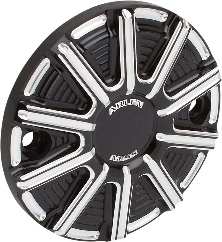 Arlen Ness Ness, 10-gauge point cover. Black contrast