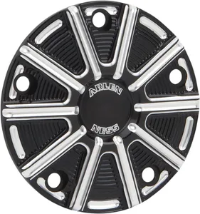 Arlen Ness 10-Gauge Points Cover<br><ul><li>Machined from 6061-T6 billet aluminum</li><li>Includes chrome hardware</li><li>Matching derby and inspection covers available separately</li><li>Sold each</li></ul>