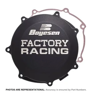 BOYESEN CLUTCH COV KX125 94-02 BK
