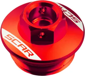 SCAR RACING OIL FILLER CAP RED