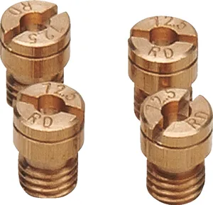 EBC A-Bax Precision Keihin-Style Slot Head (KJ Prefix) Main Jets<br><ul><li>Brass carburetor jets are high-precision and flow-calibrated for extremely accurate fuel flow rate</li><li>High-quality replacements; NOT original Keihin jets</li><li>Sold to dealer as 4-pack; sold to consumer as each</li></ul>