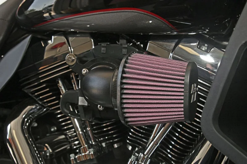 K&N AirCharger performance air cleaner kit. Black