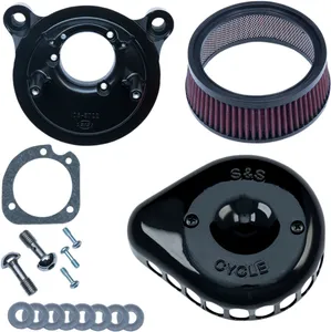 S&S AIR CLNR BLK MTD 01-17TC
