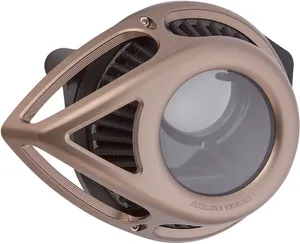 Arlen Ness Clear Tear Air Cleaner Kit<br><ul><li>The Clear Tear air cleaner series brings the timeless teardrop shape to a new level</li><li>Radius window can be installed in both the front or back facing direction allowing the rider to choose their preferred look</li><li>Specially formed radius shaped polycarbonate top is coated for long-term durability</li><li>Breather design is O-ringed at the heads, passes through the backing plate and exits inside the mouth of the throttle body through proprietary shooter tubes</li><li>Performance air filter is made from black pre-oiled cotton and is washable/reusable</li><li>Hidden breather backing plate technology</li><li>Smooth flowing cage design is forged and CNC-machined</li></ul><br>For '01-'17 Twin Cam Delphi EFI and '99-'06 Twin Cam CV carb models.