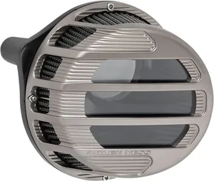 Arlen Ness Sidekick Air Cleaner Kit<br><ul><li>Breather design is O-ringed at the heads, passes through the backing plate and exits inside the mouth of the throttle body through proprietary shooter tubes</li><li>Air cleaner cover is forged and CNC-machined into a angled shape for excellent leg room</li><li>Integrated polycarbonate top is coated for long-term durability</li><li>Performance air filter is made from black synthetic material wrapped in stainless steel mesh</li><li>Filter is washable and water-resistant</li></ul>