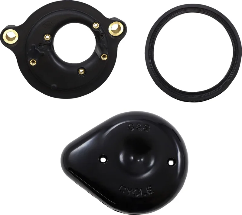 S&S AIR CLNR BLK MTD M8