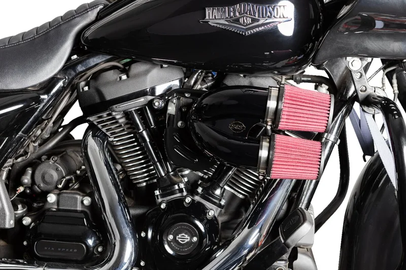 S&S Tuned induction air cleaner kit. Black