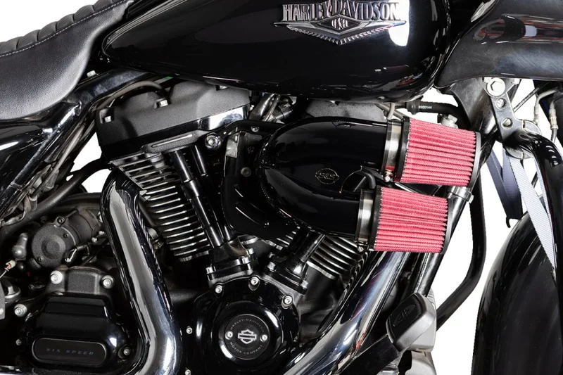S&S Tuned induction air cleaner kit. Black