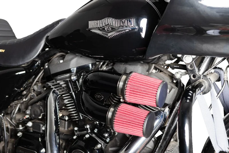 S&S Tuned induction air cleaner kit. Black