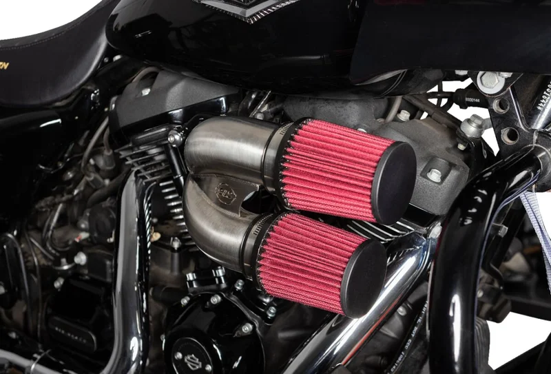 S&S Tuned induction air cleaner kit. Stainless