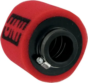 UNI FILTER CLAMP-ON TWO STAGE POD FILTER STRAIGHT RED/BLACK