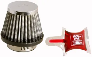 K&N AIR FILTER CLMP ON 43MM