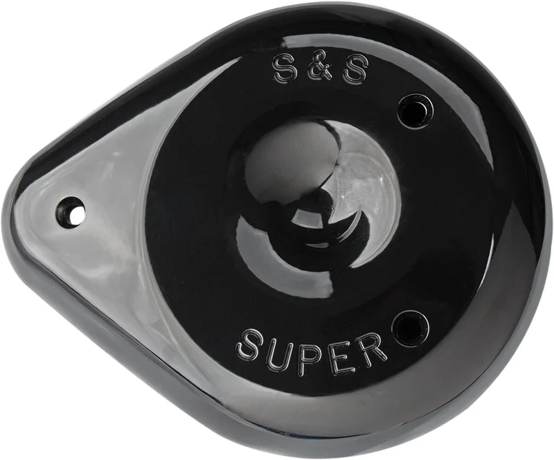 S&S Super E/G air cleaner cover. Black