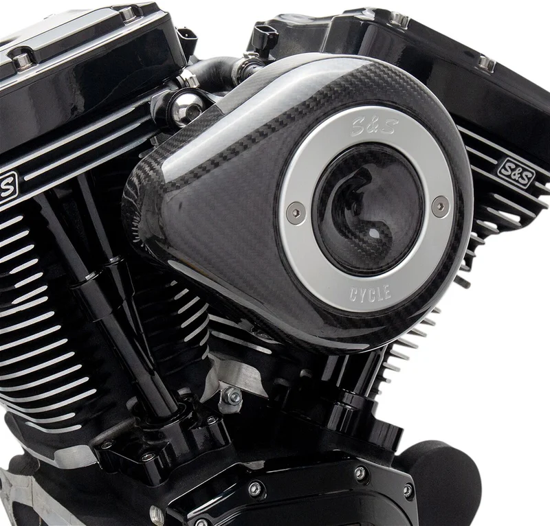S&S COVER AC CARBON T/DRP