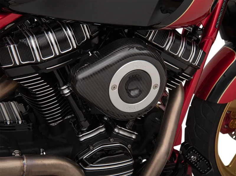 S&S COVER AC CARBON T/DRP