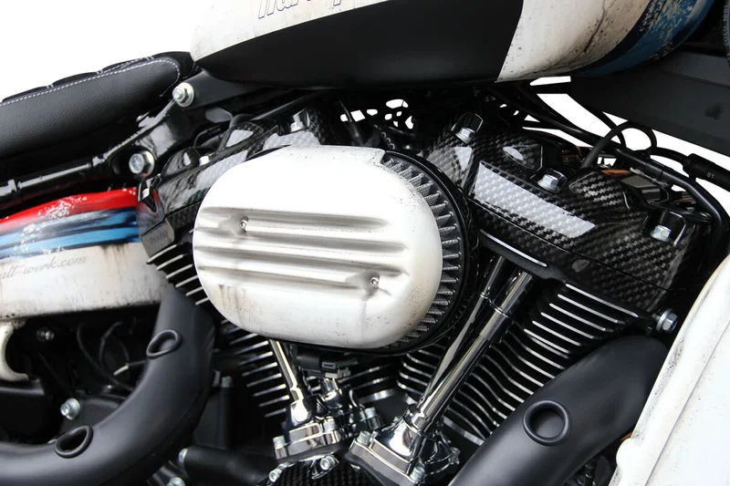 Cult-Werk Air cleaner cover Racing. Matte black