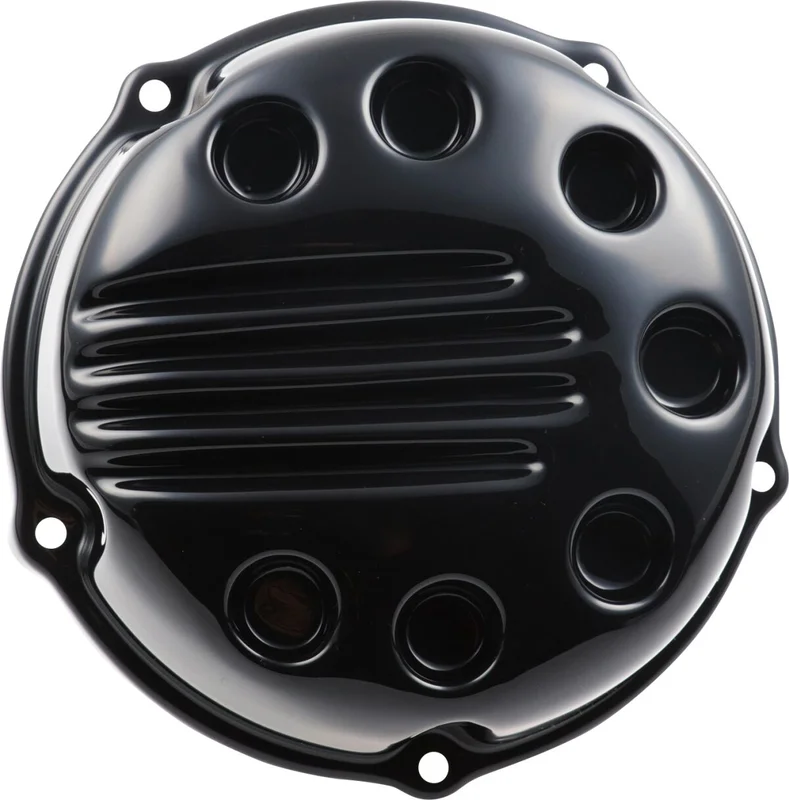 Cult-Werk Air cleaner cover. Slotted, gloss black
