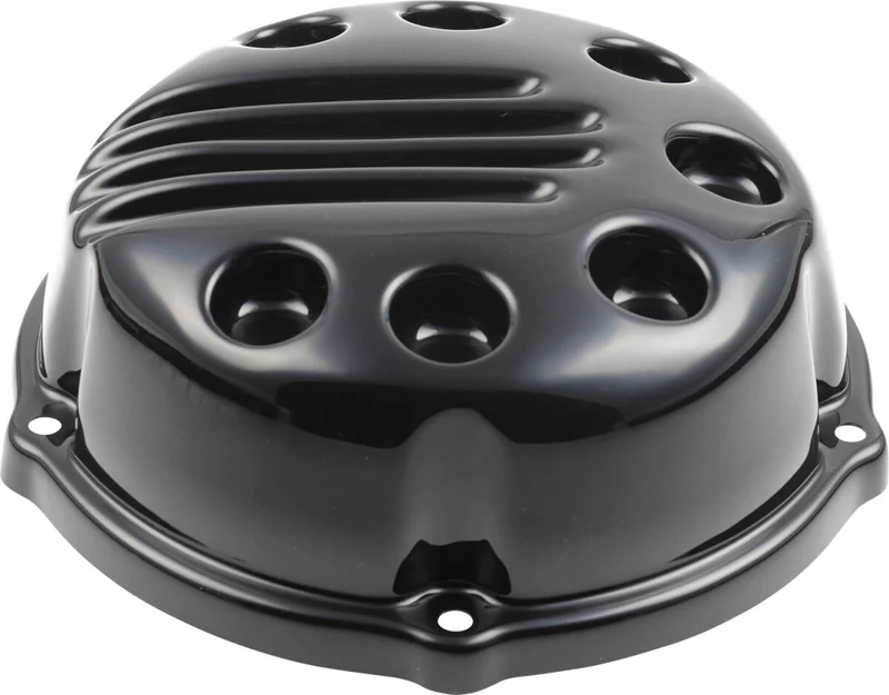 Cult-Werk Air cleaner cover. Slotted, gloss black