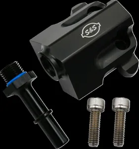 S&S Fuel Rail Kit Billet Black M8 