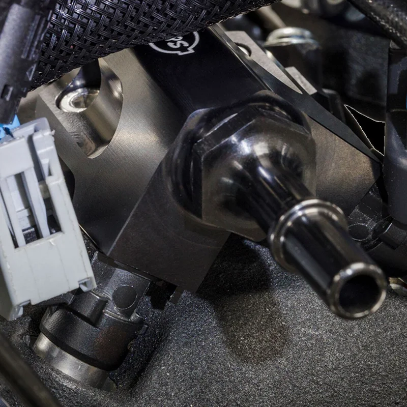 S&S Fuel Rail Kit Billet Black M8