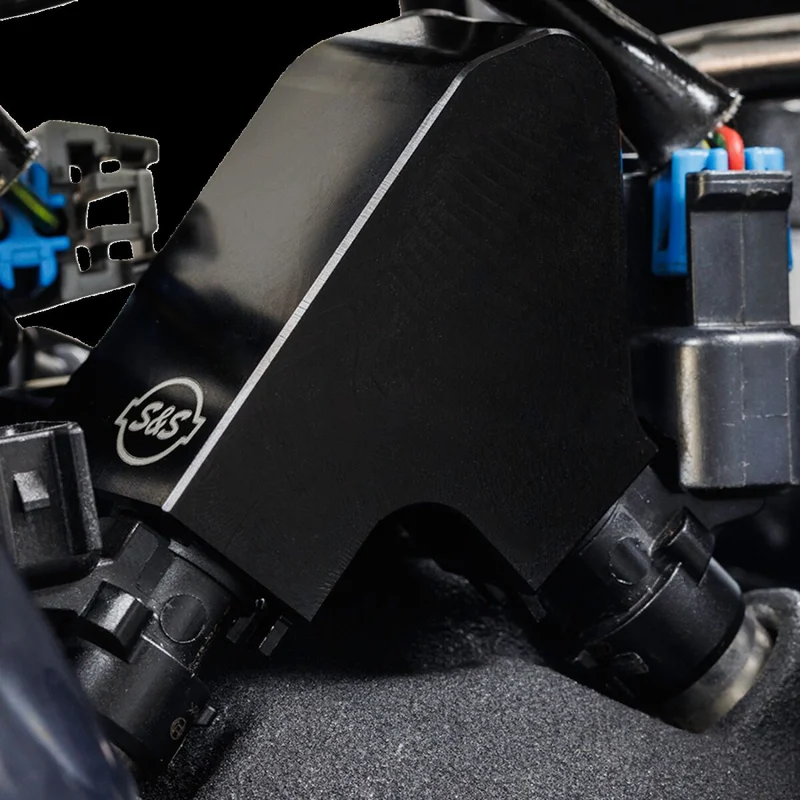 S&S Fuel Rail Kit Billet Black M8