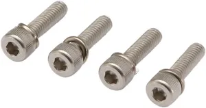 MOOSE OFFROAD HARD-PARTS FLOAT BOWL SCREW SET M4 X 12MM