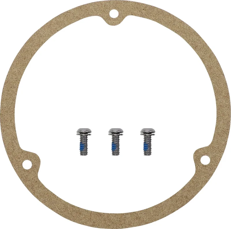 Drag Specialties DERBY COVER LTR 3-H CHR