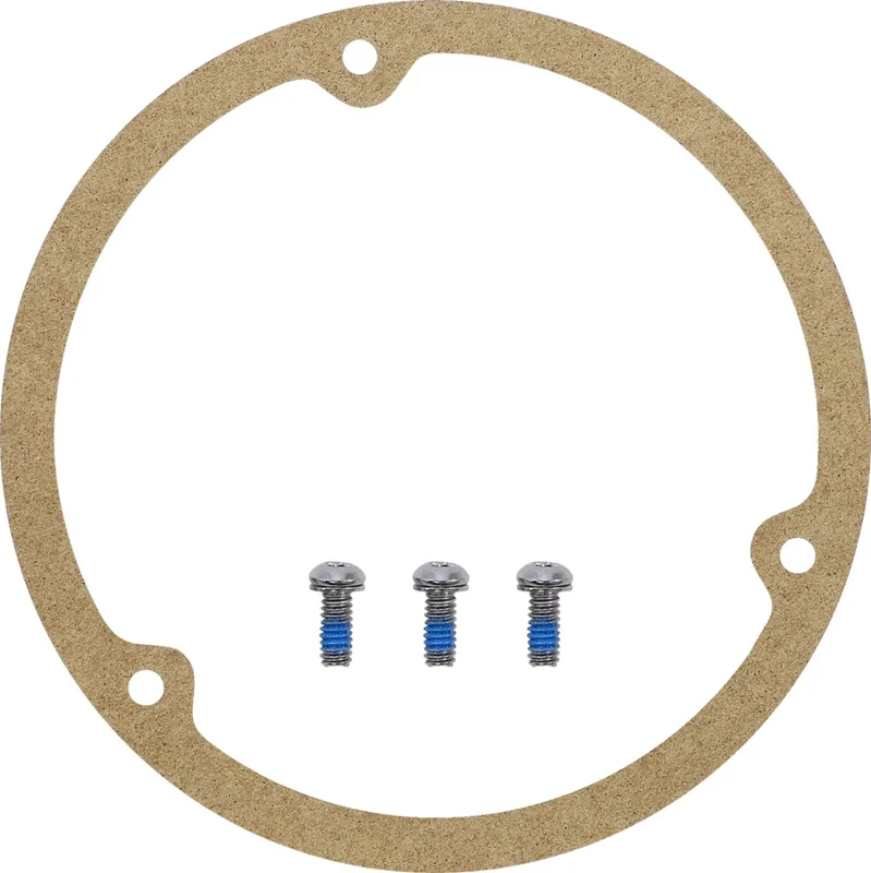 Drag Specialties DERBY COVER LTR 3-H GOLD