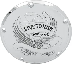 Drag Specialties DERBY COVER LTR 5-H CHR