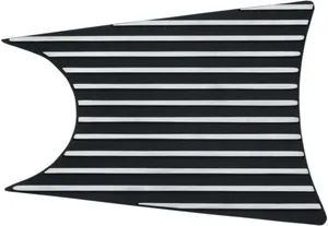 Kuryakyn Finned Primary Accent<br><ul><li>A simple and effective solution to add classic finned styling to the outer primary for a custom look</li><li>Shaped to fit perfectly in the recessed area utilizing high-temp and high-strength 3M® VHB™ adhesive</li><li>Cast from durable A380 aluminum</li><li>Hassle-free installation in minutes</li></ul>