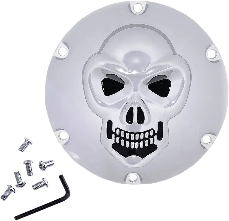 Drag Specialties CVR DRBY SKL CHR 04-22XL