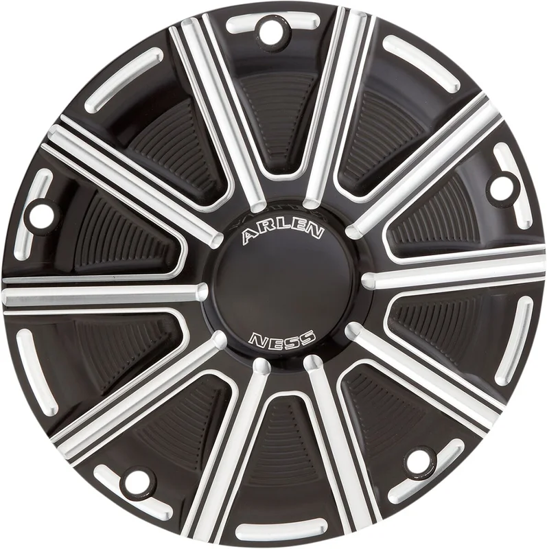 Arlen Ness Ness, 10-Gauge II derby cover. Black Contrast