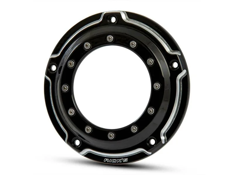 Rick's Motorcycles Motorcycles, Clutch/derby cover, Porthole. Gloss Blk.