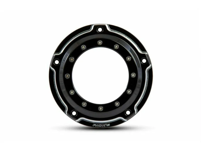 Rick's Motorcycles Motorcycles, Clutch/derby cover, Porthole. Gloss Blk.
