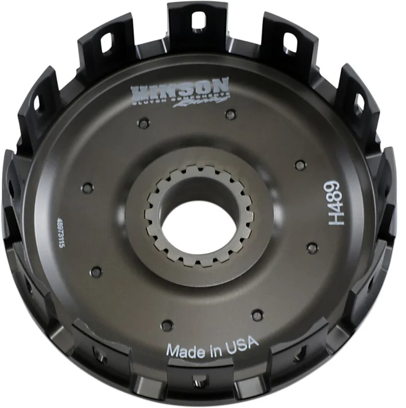 HINSON RACING CLUTCH BASKET BILLETPROOF W/ KICKSTARTER GEAR & CUSHIONS HONDA