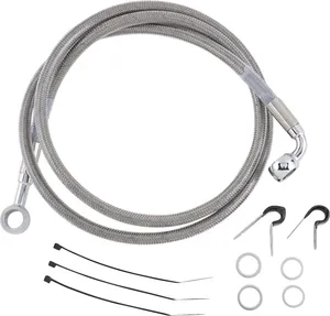 Drag Specialties FRT BRAKE LINE 87-99FLSTC