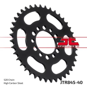 JT SPROCKETS JTR845.40 REAR REPLACEMENT SPROCKET 40 TEETH 520 PITCH NATURAL STEEL