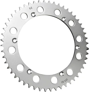 JT SPROCKETS JTR223.53 REAR REPLACEMENT SPROCKET 53 TEETH 520 PITCH NATURAL C49 HIGH CARBON STEEL