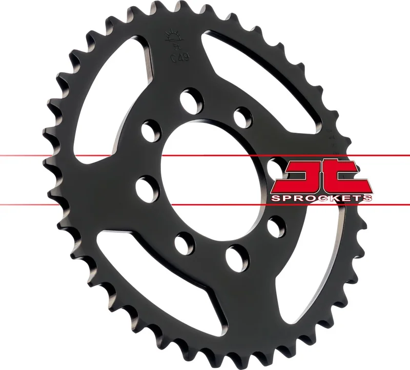 JT SPROCKETS JTR801.38 REAR REPLACEMENT SPROCKET 38 TEETH 420 PITCH NATURAL C49 HIGH CARBON STEEL