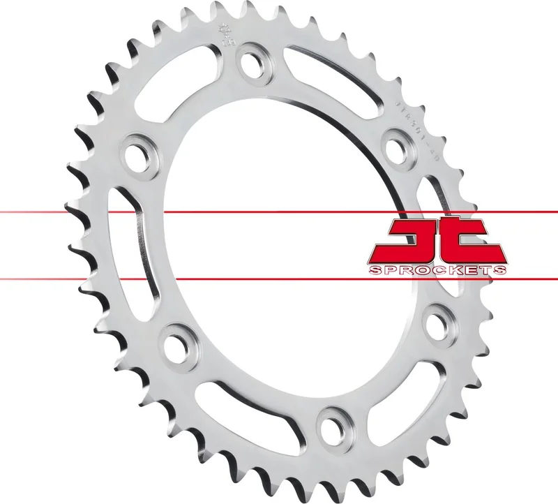 JT SPROCKETS JTR301.40 REAR REPLACEMENT SPROCKET 40 TEETH 520 PITCH NATURAL C49 HIGH CARBON STEEL