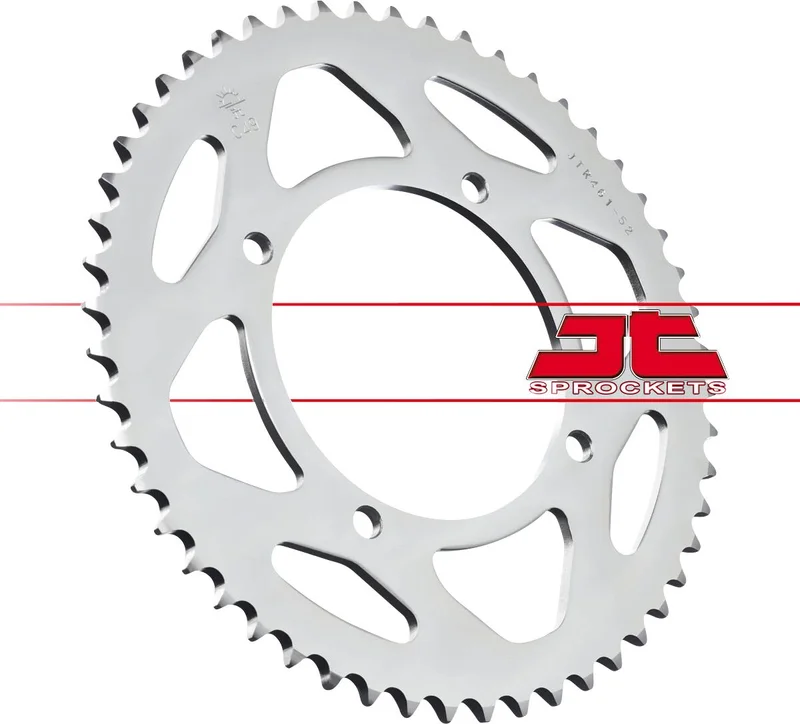 JT SPROCKETS JTR461.52 REAR REPLACEMENT SPROCKET 52 TEETH 420 PITCH NATURAL C49 HIGH CARBON STEEL