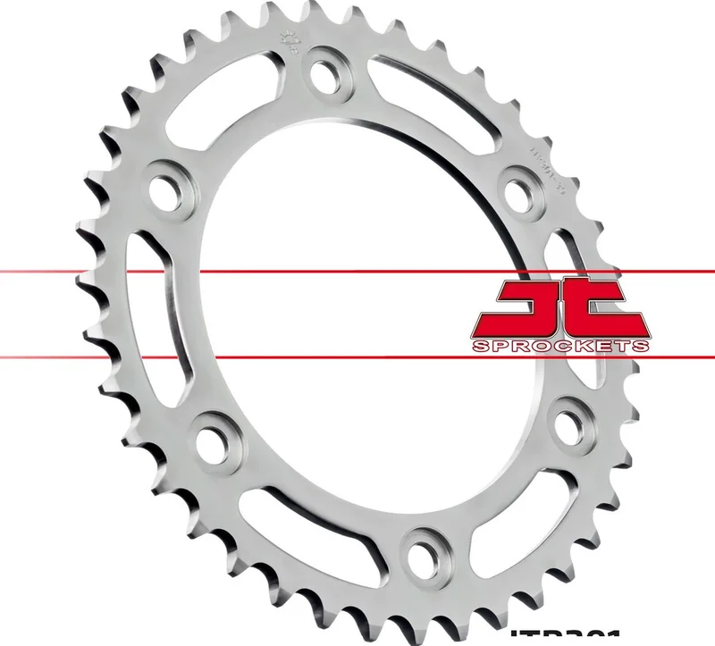 JT SPROCKETS JTR301.39 REAR REPLACEMENT SPROCKET 39 TEETH 520 PITCH BLACK C49 HIGH CARBON STEEL