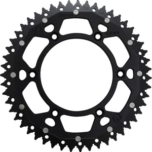 MOOSE OFFROAD HARD-PARTS REAR SPROCKET / 51 TEETH / 520 PITCH / BLACK/NATURAL / ALUMINIUM/STEEL