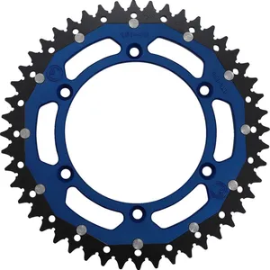 MOOSE OFFROAD HARD-PARTS REAR SPROCKET / 48 TEETH / 520 PITCH / BLUE/NATURAL / ALUMINIUM/STEEL