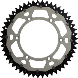 MOOSE OFFROAD HARD-PARTS REAR SPROCKET / 51 TEETH / 520 PITCH / SILVER/NATURAL / ALUMINIUM/STEEL