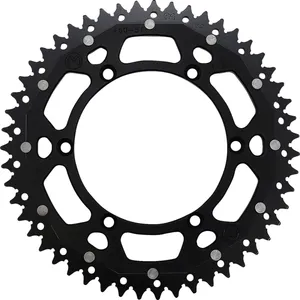 MOOSE OFFROAD HARD-PARTS REAR SPROCKET / 51 TEETH / 520 PITCH / BLACK/NATURAL / ALUMINIUM/STEEL