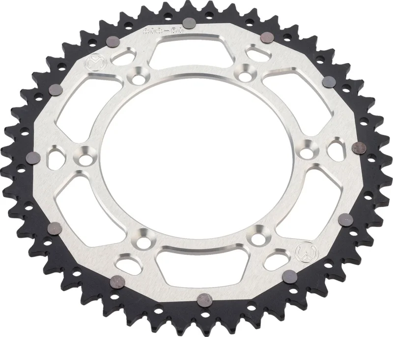 Moose Offroad REAR SPROCKET / 50 TEETH / 520 PITCH / SILVER/NATURAL / ALUMINIUM/STEEL