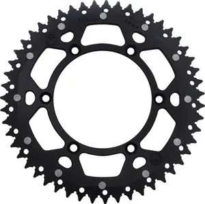 MOOSE OFFROAD HARD-PARTS REAR SPROCKET / 51 TEETH / 520 PITCH / BLACK/NATURAL / ALUMINIUM/STEEL