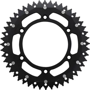 MOOSE OFFROAD HARD-PARTS REAR SPROCKET / 48 TEETH / 520 PITCH / BLACK/NATURAL / ALUMINIUM/STEEL
