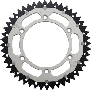 MOOSE OFFROAD HARD-PARTS REAR SPROCKET / 48 TEETH / 520 PITCH / SILVER/NATURAL / ALUMINIUM/STEEL